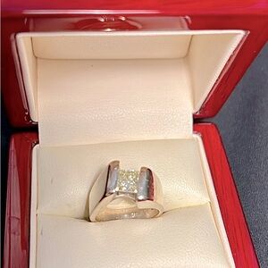 0.99 Carat Canary Diamond Engagement Ring